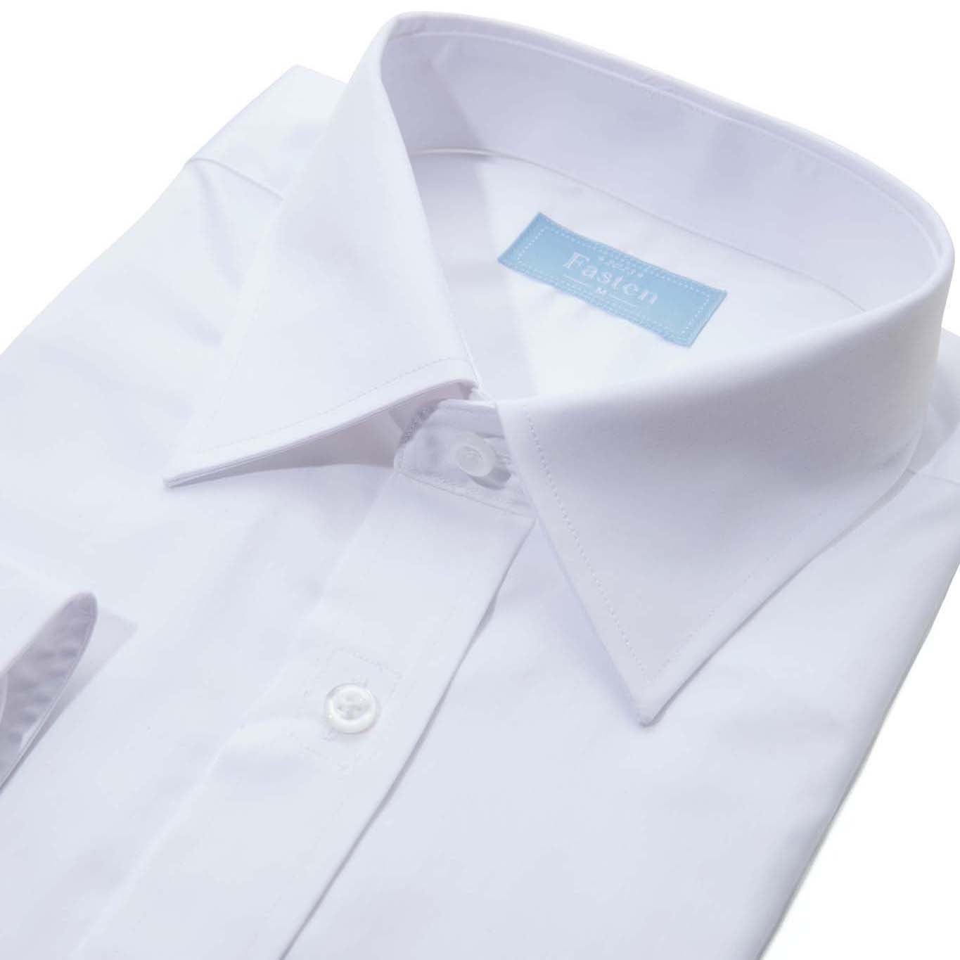 Men's adaptive dress shirt in white